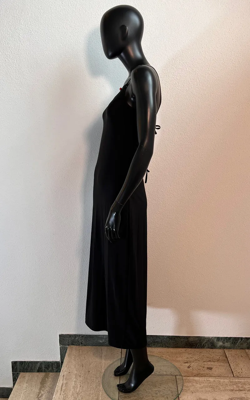 Vintage 90s Rose Lycra Dress