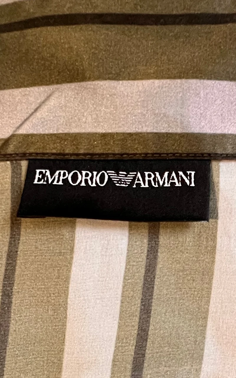 Vintage Emporio Armani Silk Pussy Bow Blouse