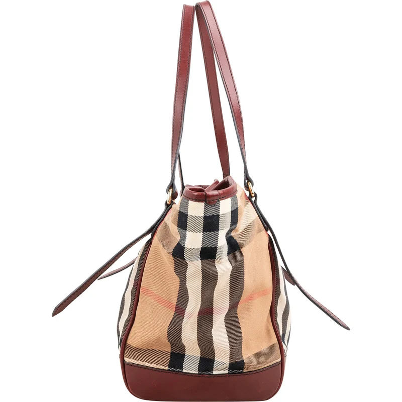 Burberry Haymarket Check Canterbury Tote Shoulder Bag