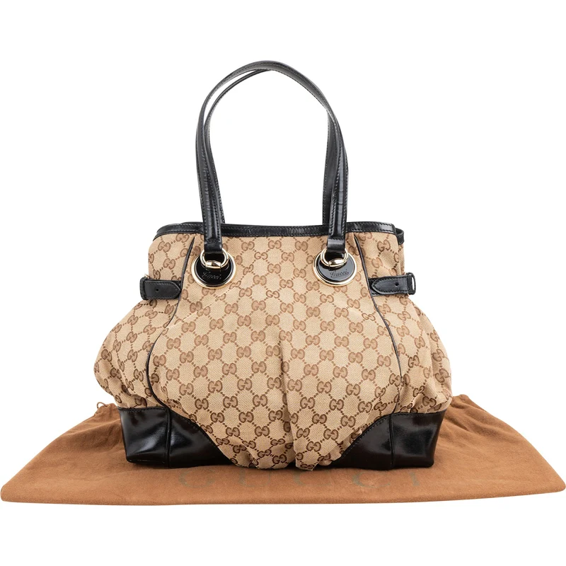 Gucci Monogram GG Canvas Full Moon Handbag