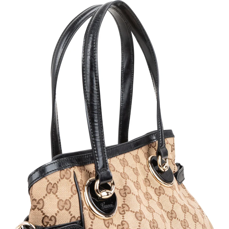 Gucci Monogram GG Canvas Full Moon Handbag