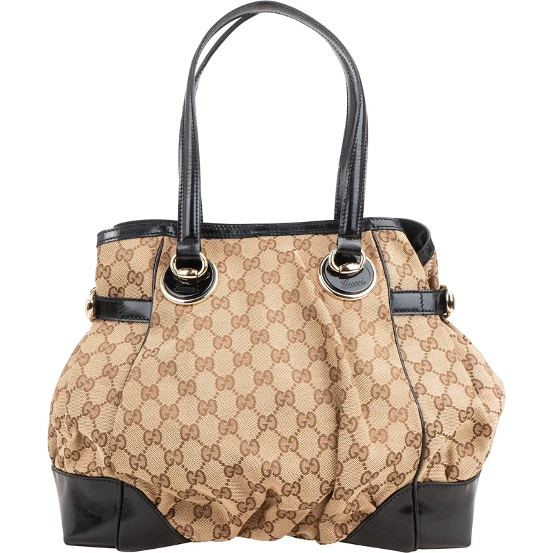 Gucci Monogram GG Canvas Full Moon Handbag