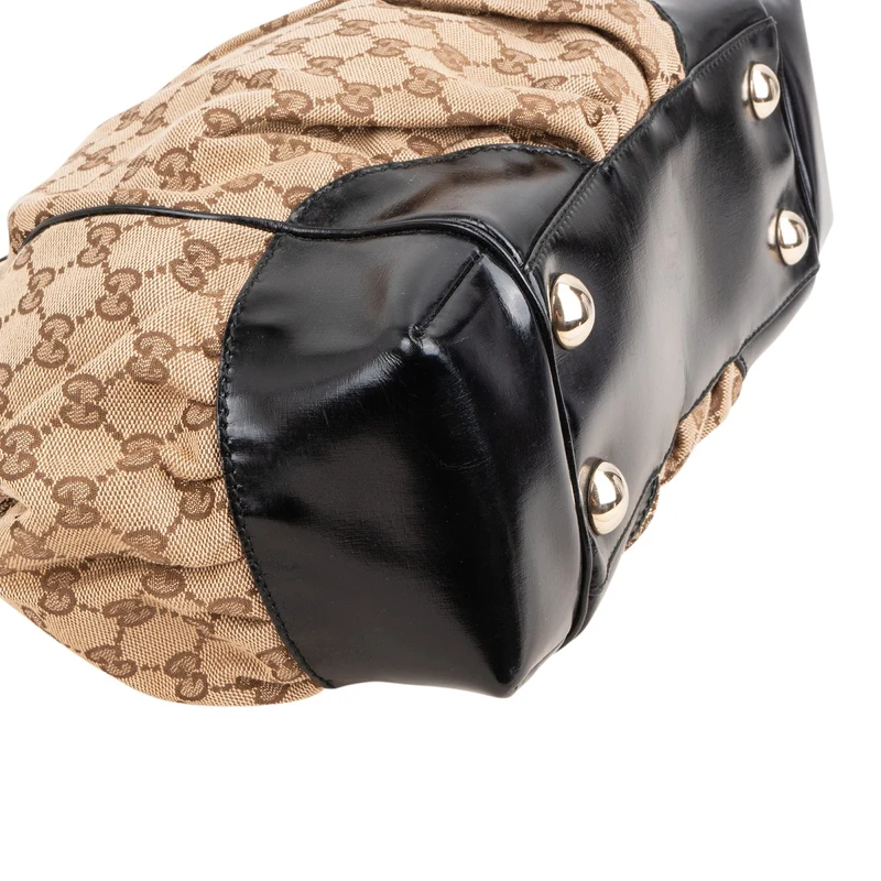 Gucci Monogram GG Canvas Full Moon Handbag