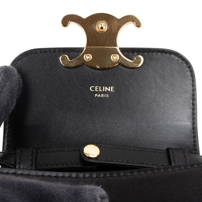 Celine Shiny Calfskin Mini Claude Crossbody Bag