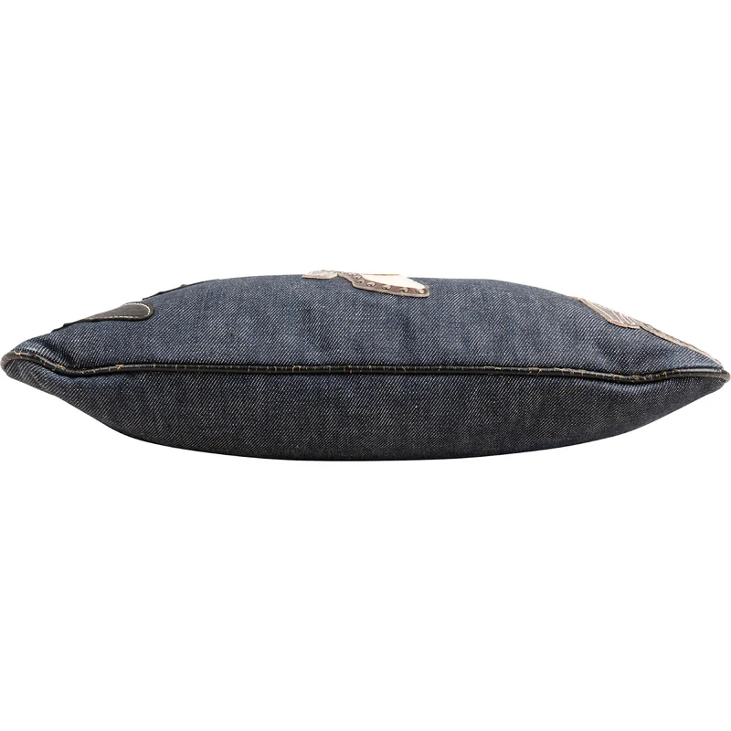 Miu Miu Denim Patch Applique Patchwork Shopper Shoulder Bag