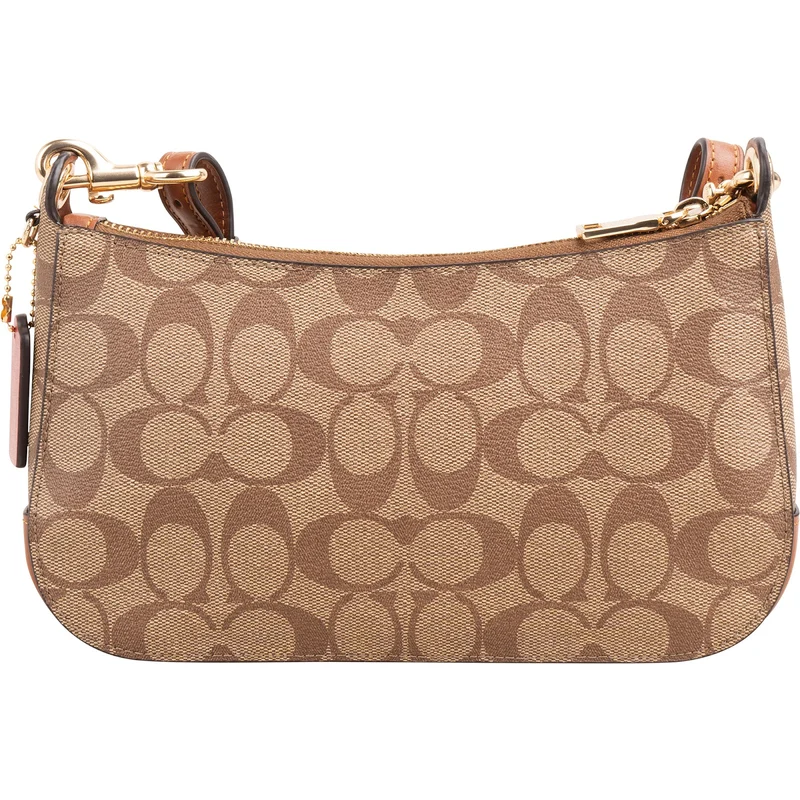 Coach Monogram Demi in Signature Canvas Radial Rainbow Crossbody Bag
