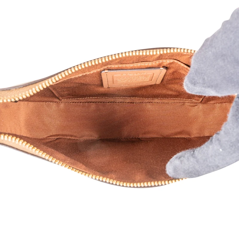 Coach Monogram Demi in Signature Canvas Radial Rainbow Crossbody Bag