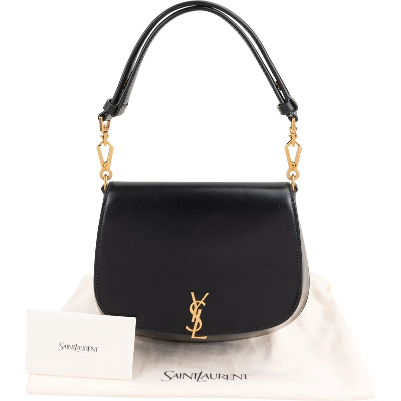Saint Laurent Smooth Leather Voltaire Shoulder Bag