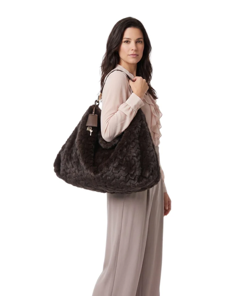 Liu Jo Foulard L Beuteltasche deep brown