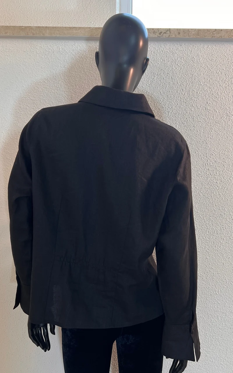 Vintage Y2K Roses Linnen Jacket
