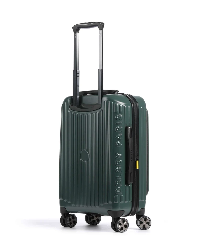 Delsey Paris Securitime 4-Rollen Trolley deep green