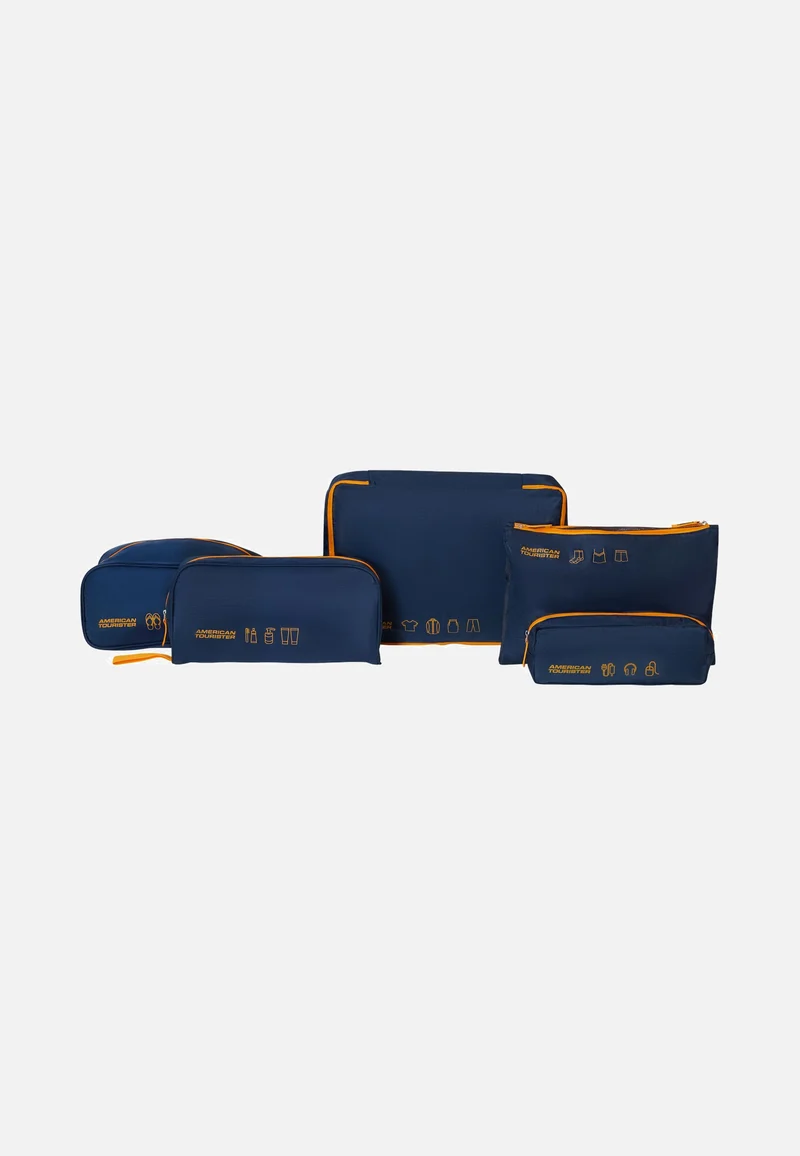 Packing Organizers 5Pcs Navy/Orange - Packing Organizers