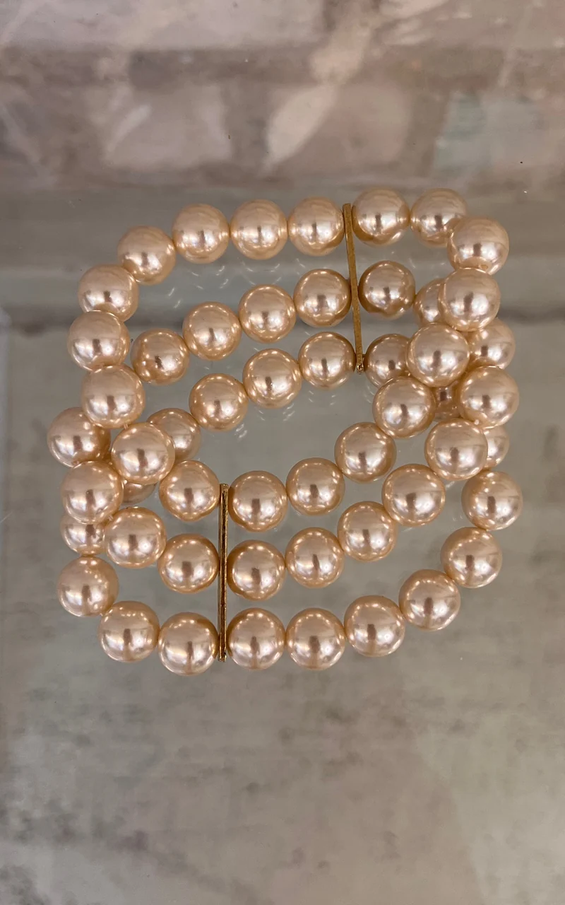 Vintage 90s Mother Of Pearl Bracelet