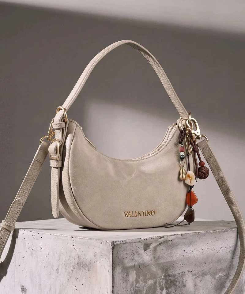 Valentino Bags Winnie Winter Schultertasche ecru