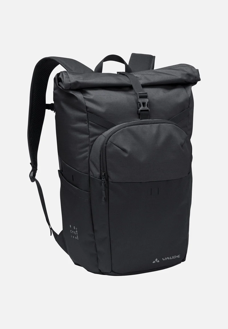 Okab II Black - Rolltop Rucksack