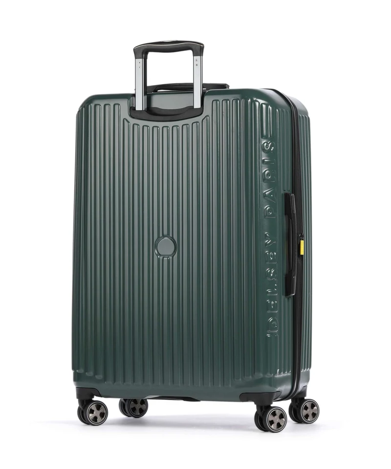 Delsey Paris Securitime 4-Rollen Trolley deep green