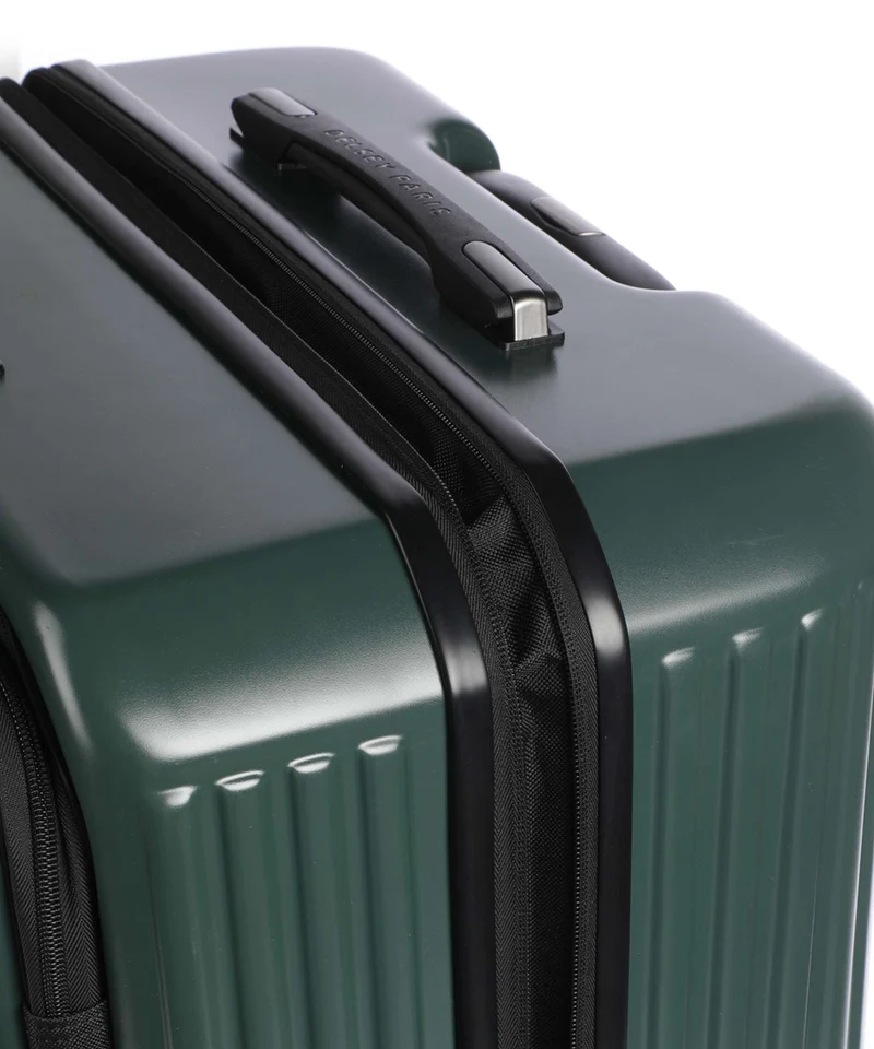 Delsey Paris Securitime 4-Rollen Trolley deep green