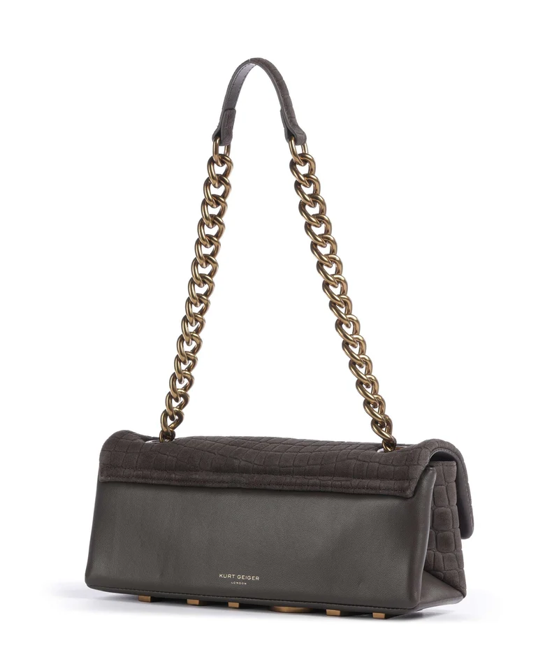 Kurt Geiger Kensington Schultertasche dark brown