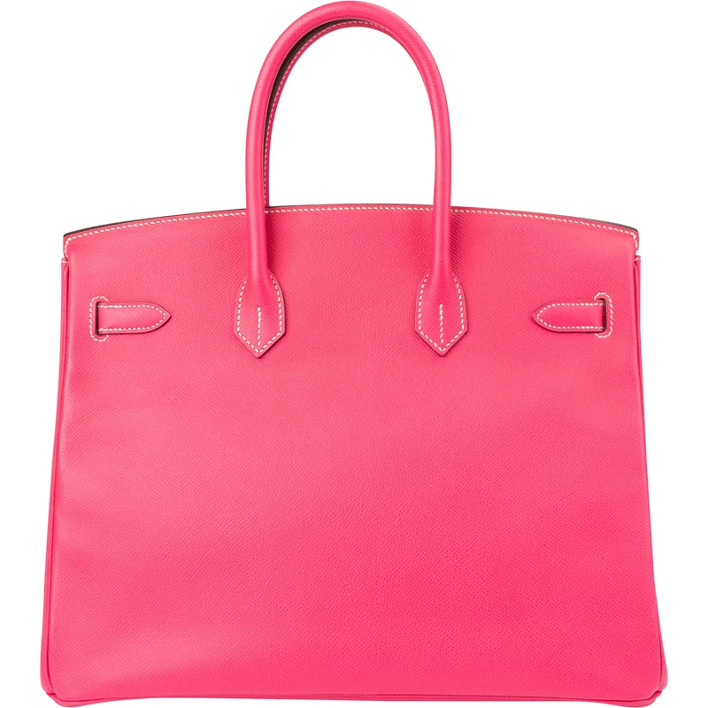 Hermès Rose Tyrien Epsom Leather Gold Birkin 35 Handbag