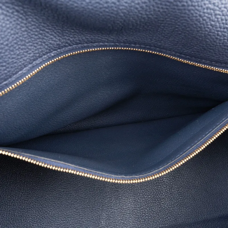 Hermès Blue Nuit Togo Leather Gold Kelly 32 Sellier Handbag