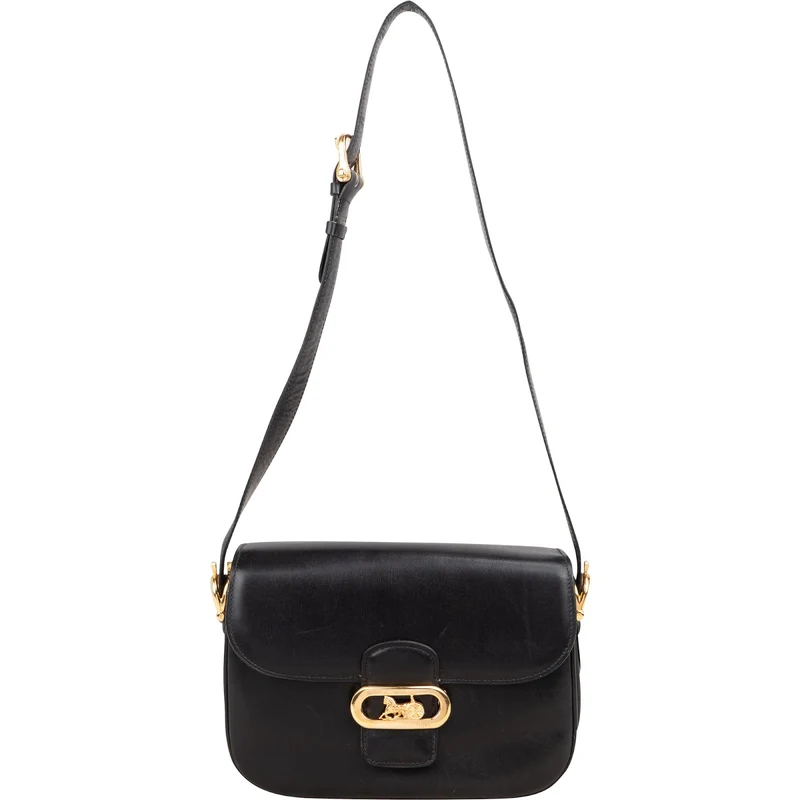 Celine Boxcalf Horse Carriage Triomphe Crossbody Bag