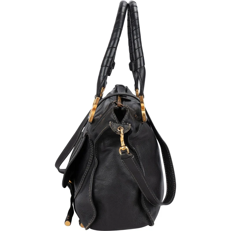 Chloé Grained Leather Marcie Hobo Handbag