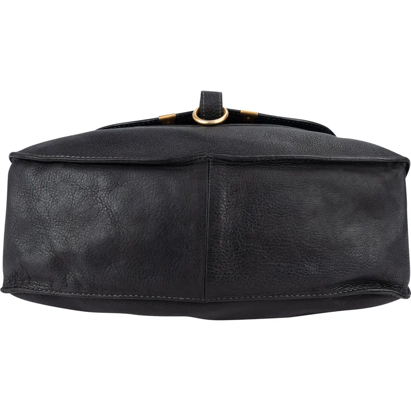 Chloé Grained Leather Marcie Hobo Handbag