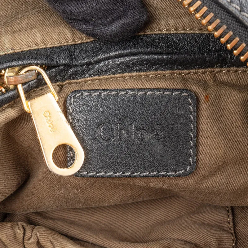 Chloé Grained Leather Marcie Hobo Handbag