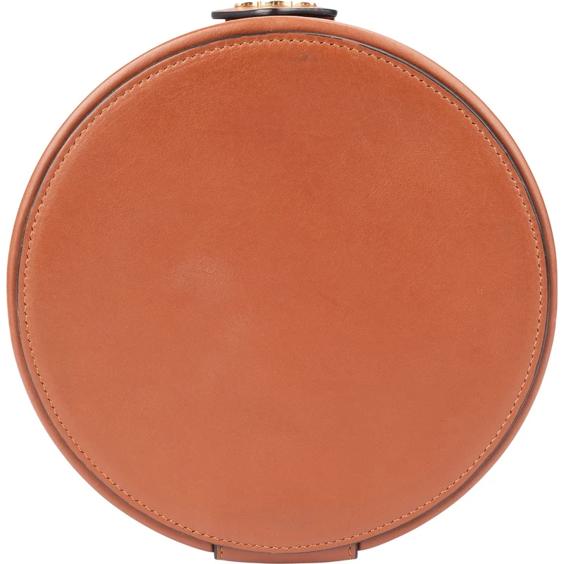 Celine Smooth Calfskin Tambour Triomphe Crossbody Bag