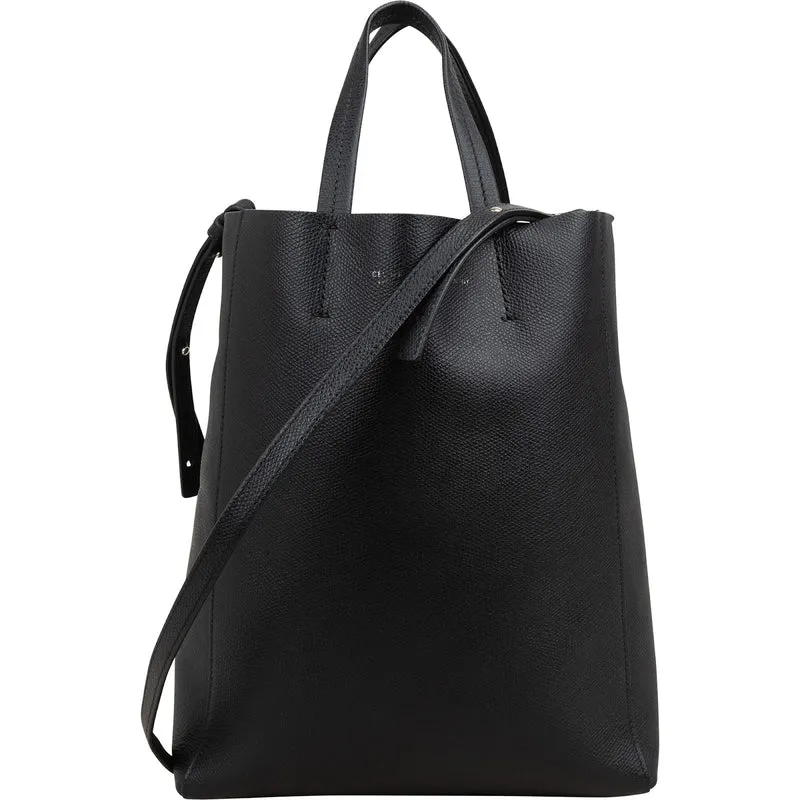 Celine Grained Calfskin Small Vertical Cabas Handbag