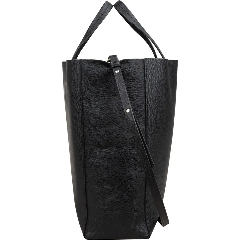Celine Grained Calfskin Small Vertical Cabas Handbag