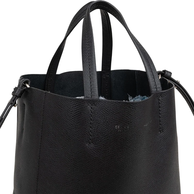 Celine Grained Calfskin Small Vertical Cabas Handbag