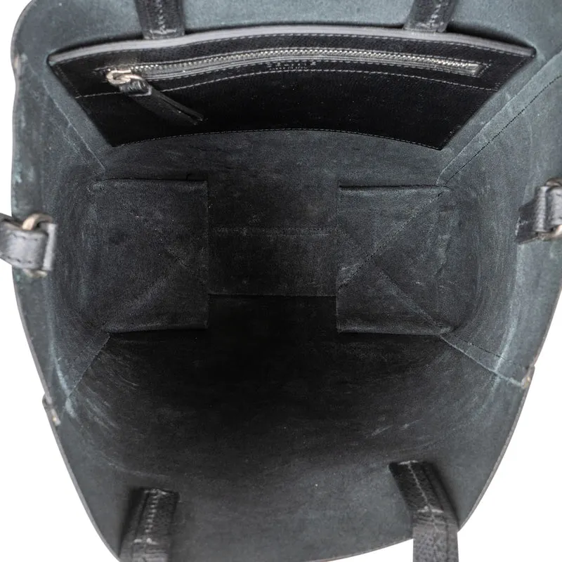 Celine Grained Calfskin Small Vertical Cabas Handbag