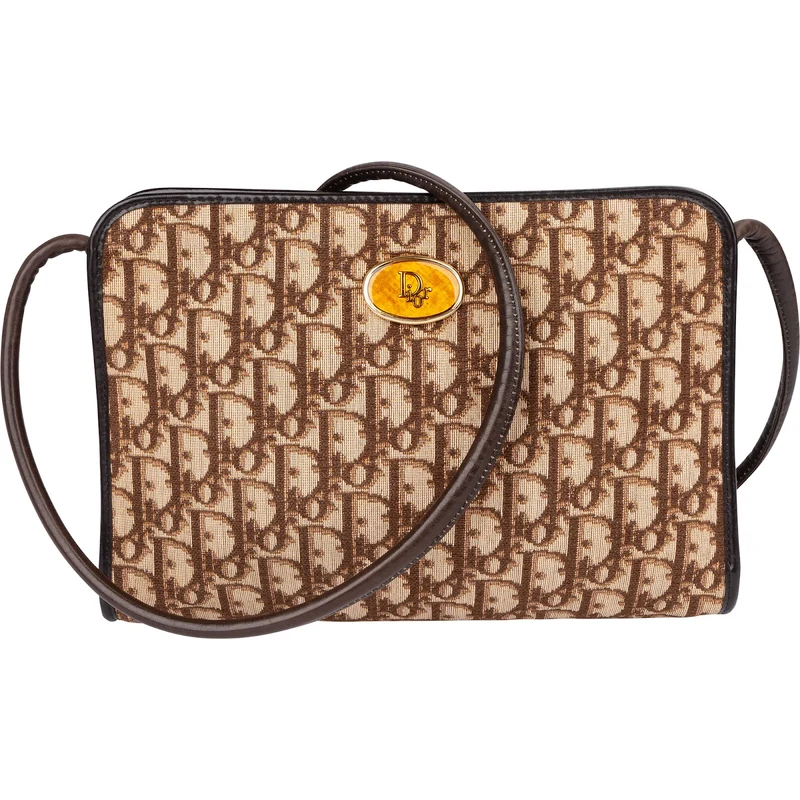Christian Dior Monogram Trotter Small Tote Crossbody Bag