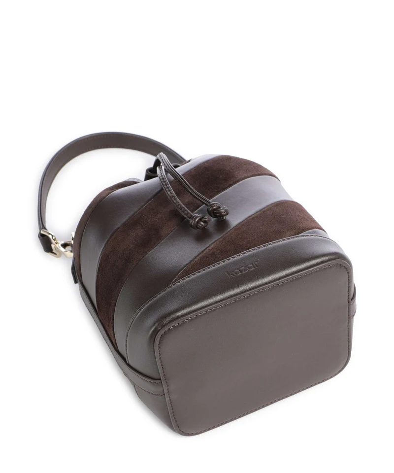 Kazar Brak Bucket Handtasche dark brown