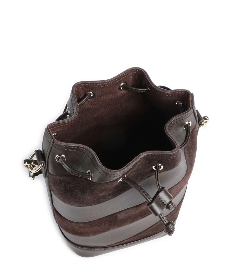 Kazar Brak Bucket Handtasche dark brown