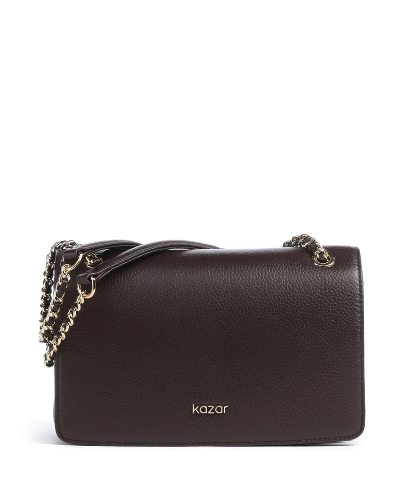 Kazar Tern Schultertasche dark brown