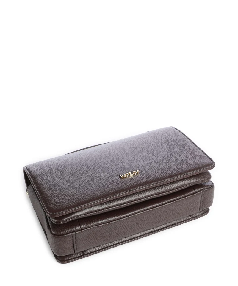 Kazar Tern Schultertasche dark brown