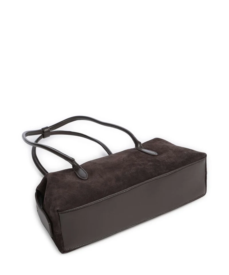 Kazar Brak Schultertasche dark brown