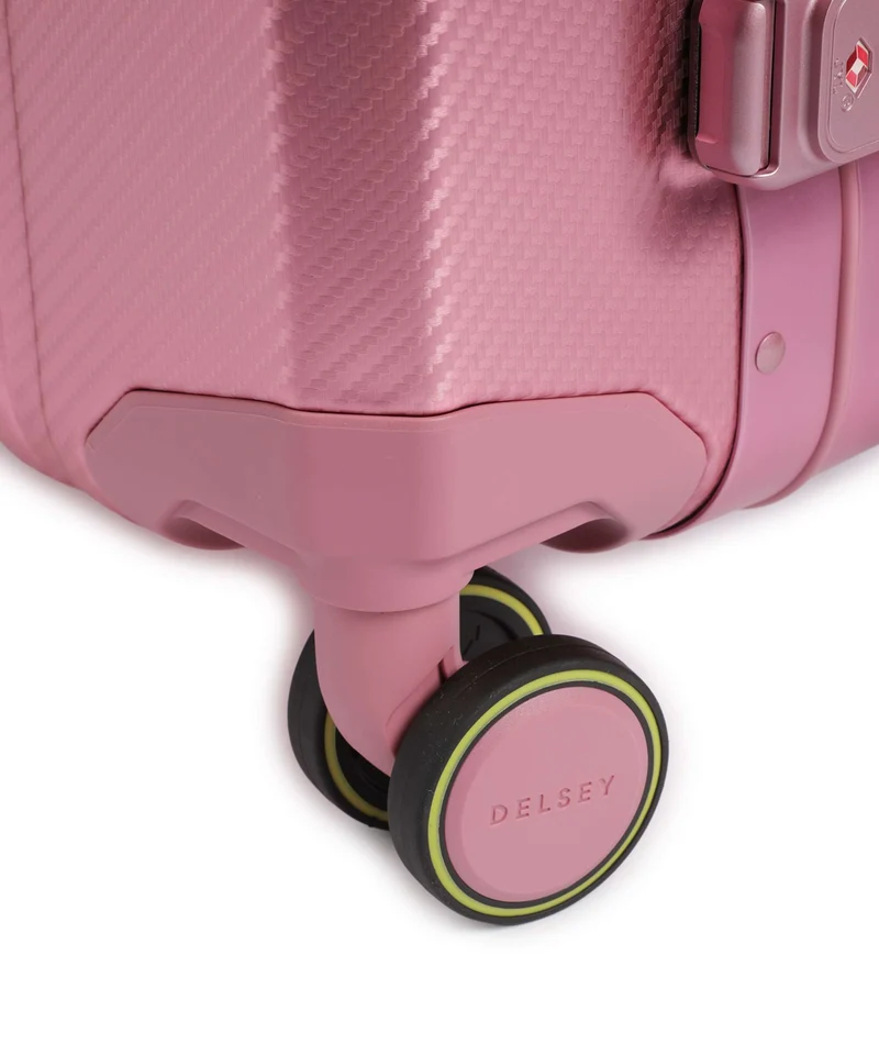 Delsey Paris Alu'R 4-Rollen Trolley pink