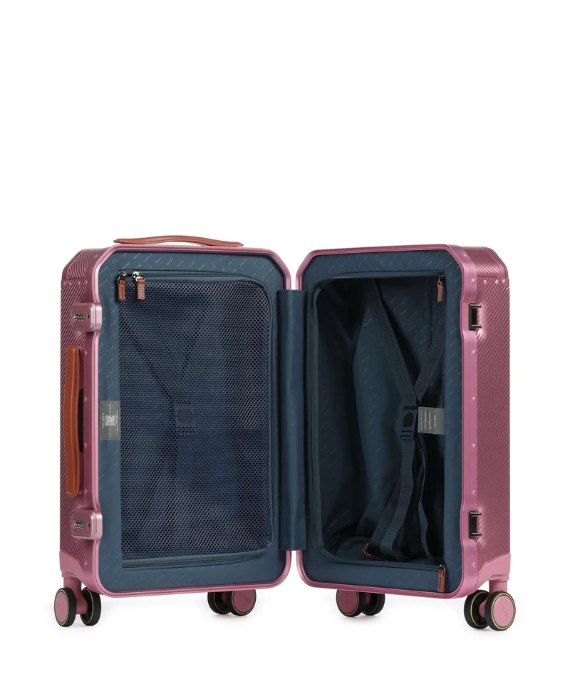 Delsey Paris Alu'R 4-Rollen Trolley pink