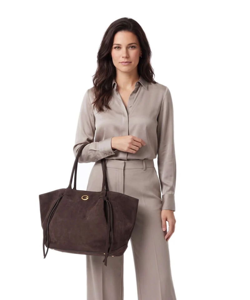 Guess Allegra Girlfriend Shopper espresso