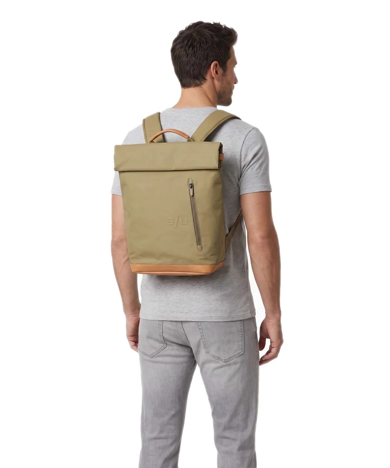Aunts & Uncles Japan Wakayama Rolltop Rucksack olive stone
