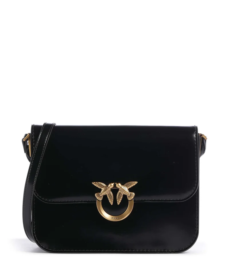 Pinko Love Box Big Umhängetasche nero/antique gold