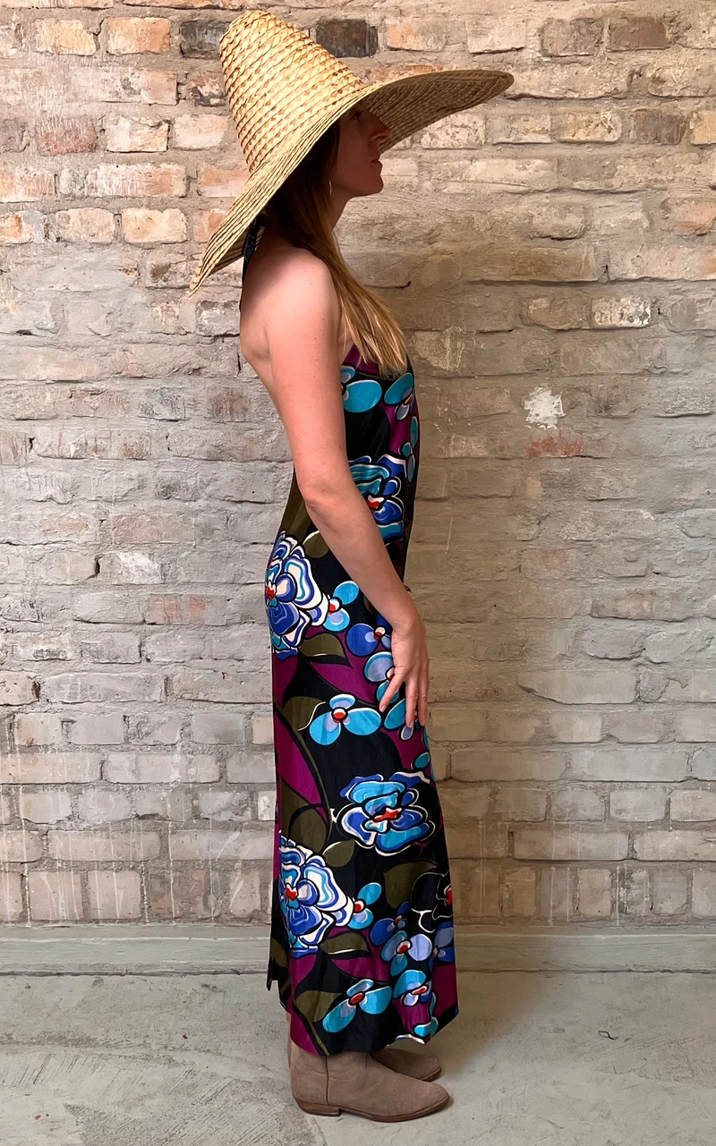 Vintage 70s Hawaii Neckholder Dress