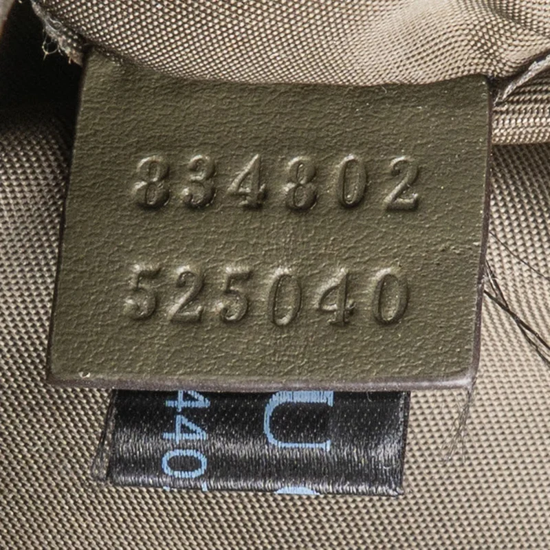 Gucci Monogram GG Canvas Messenger Crossbody Bag