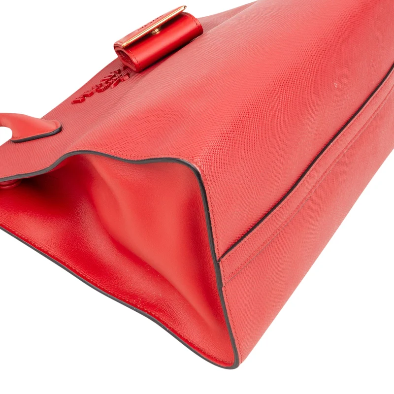 Prada Saffiano Leather Tote Handbag