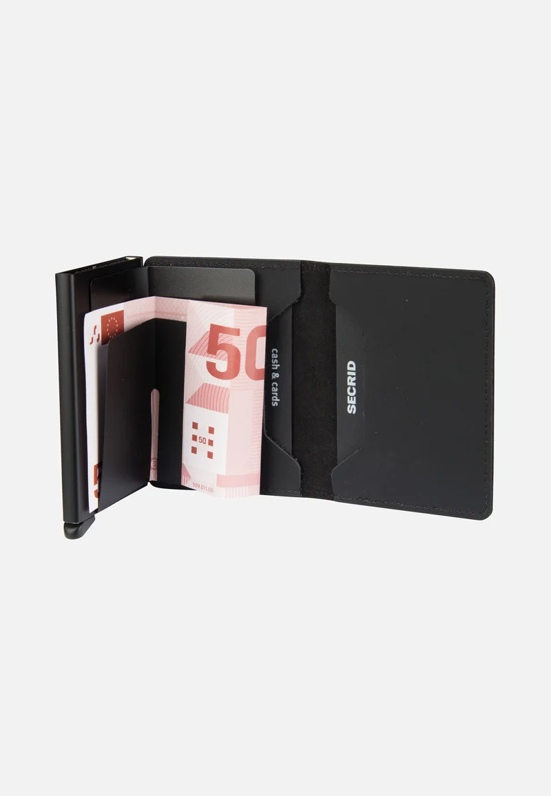 Slimwallet Matte Black - Portemonnaie