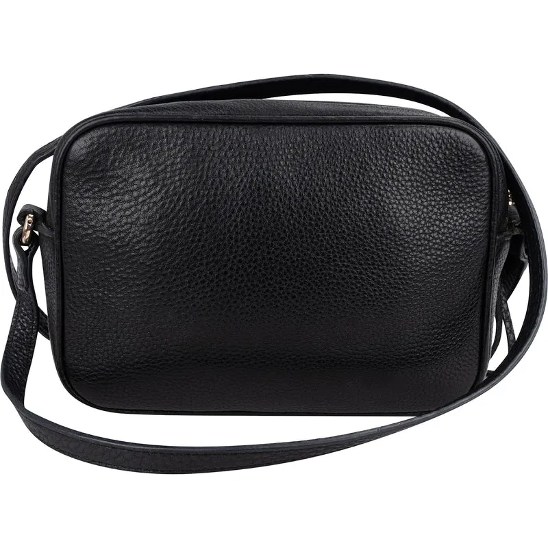 Gucci Leather GG Soho Crossbody Bag