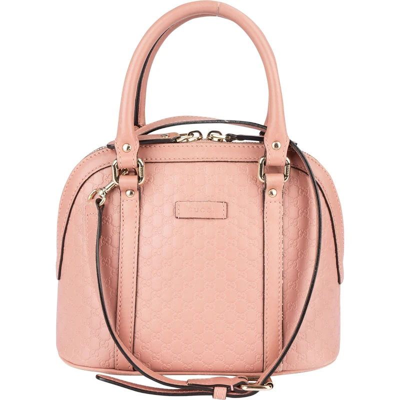 Gucci Microguccissima Leather Small Dome Satchel Handbag